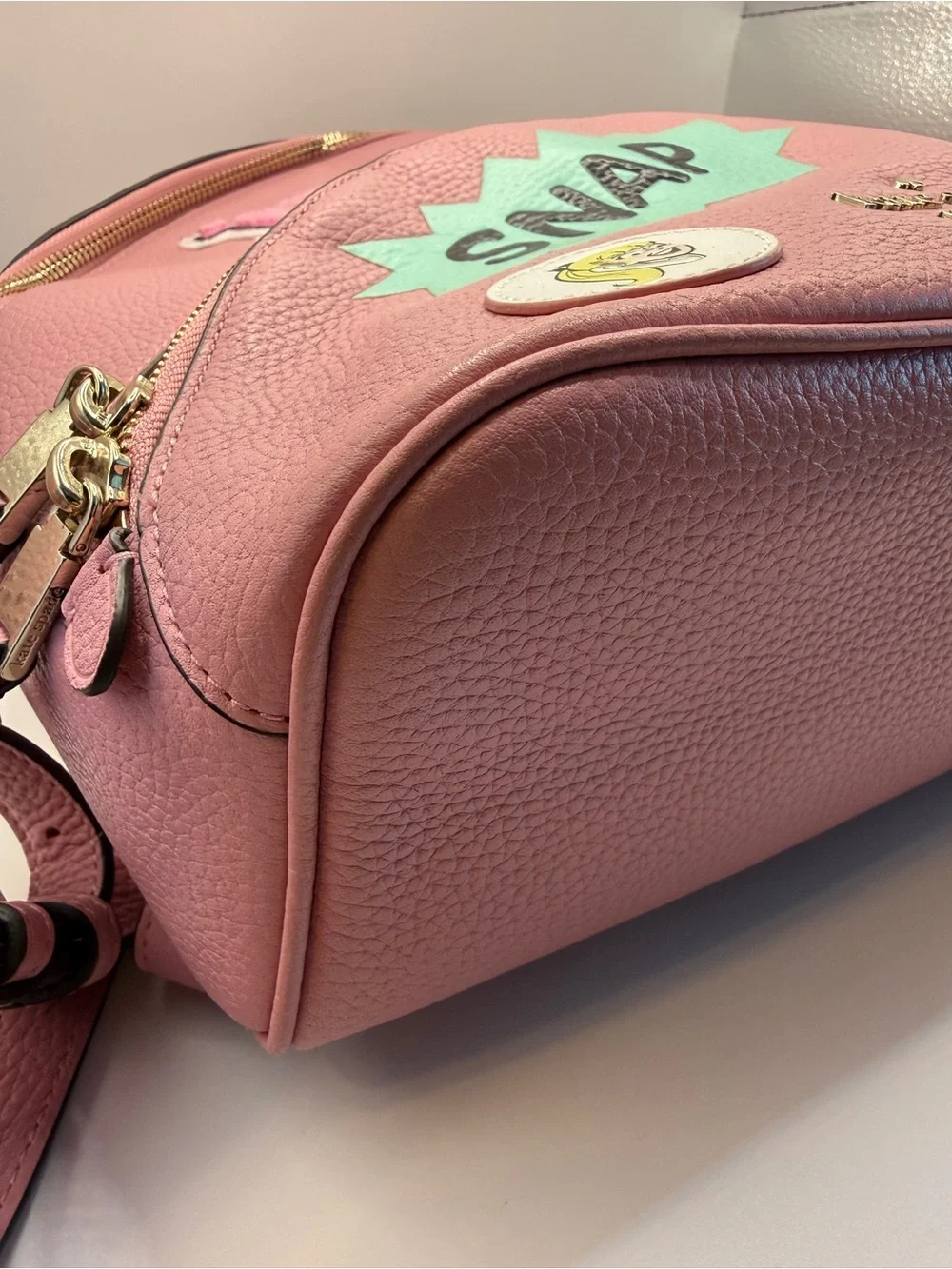 Kate Spade x Archie Comics - Betty & Veronica Pink Medium Leather Backpack Purse